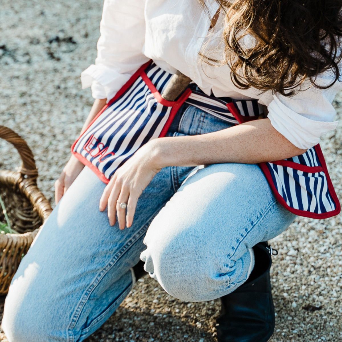 Le Sac - Navy Stripe