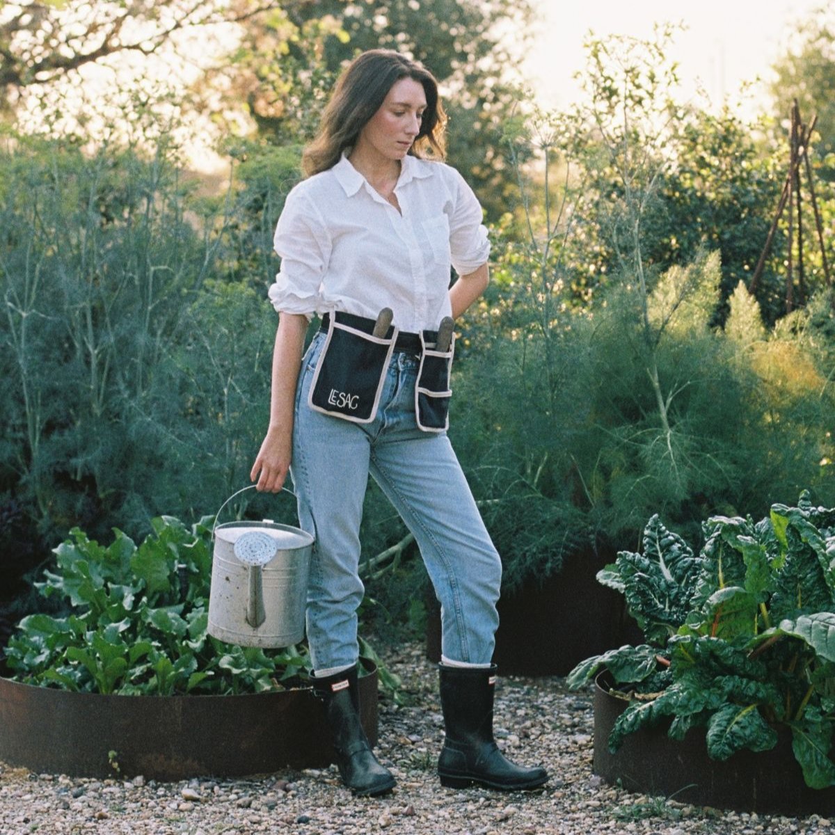 Le Sac -  Navy w/ Taupe