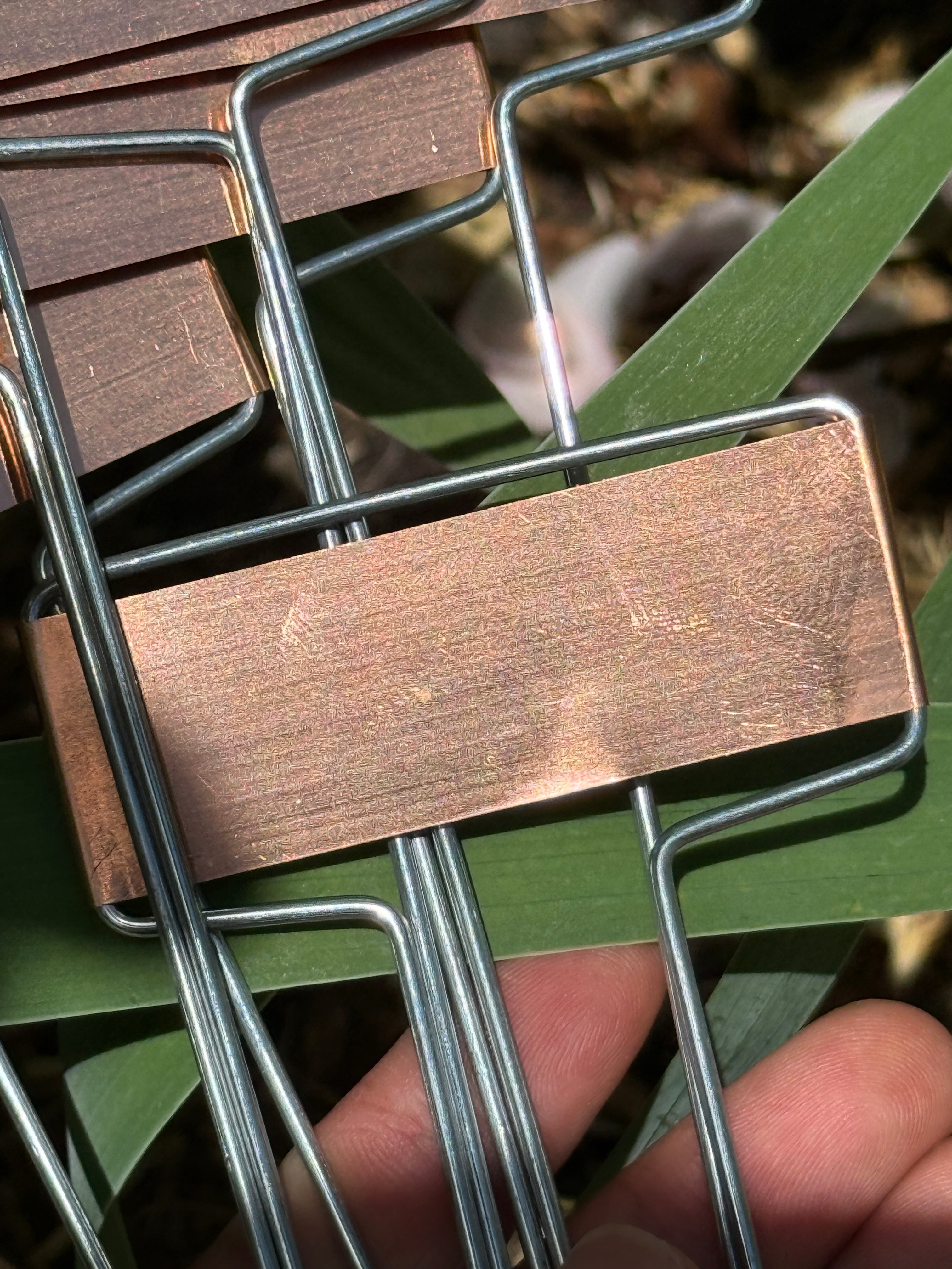 Copper Labels Set of 5