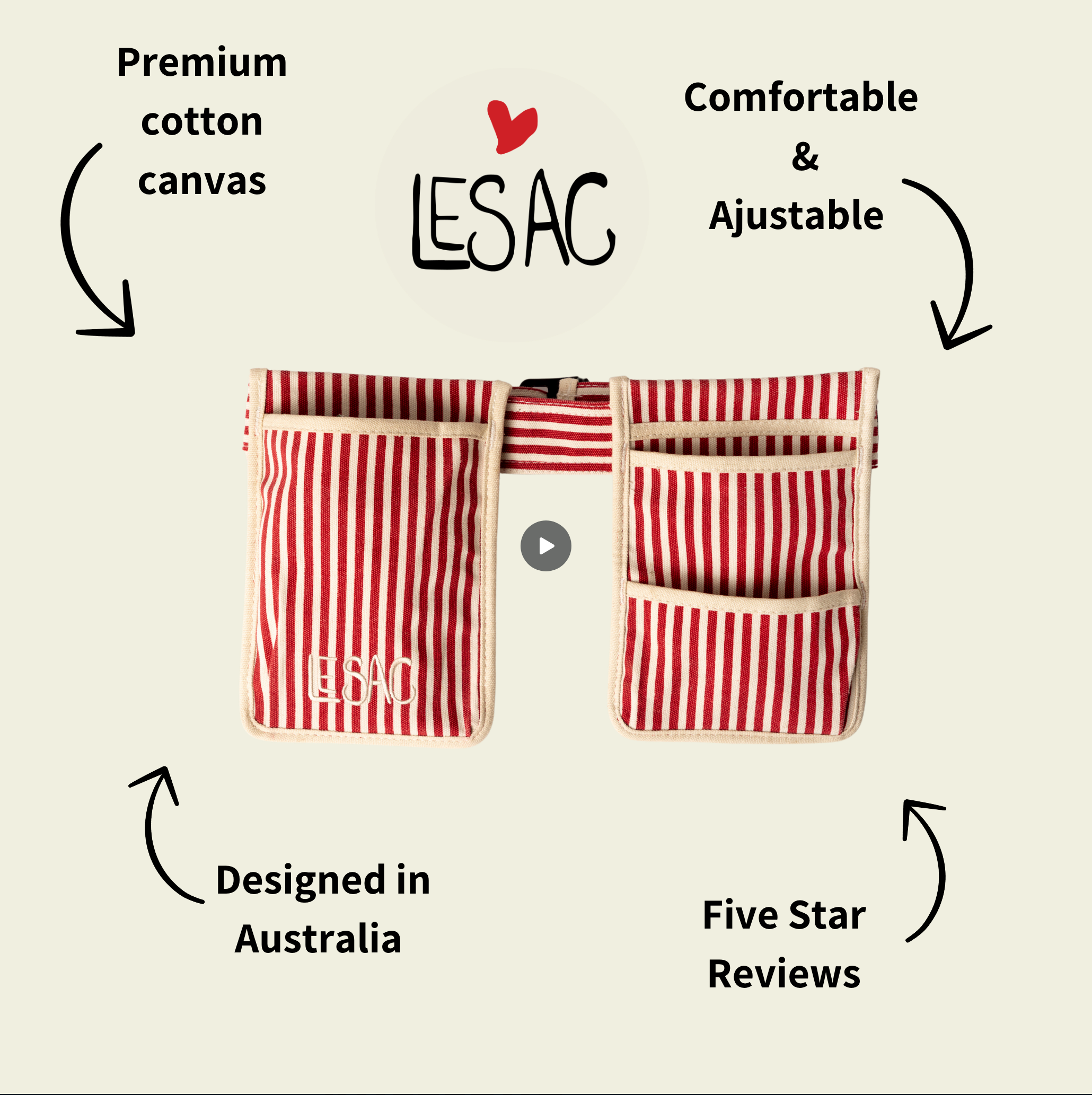 Le Sac - Red Stripe