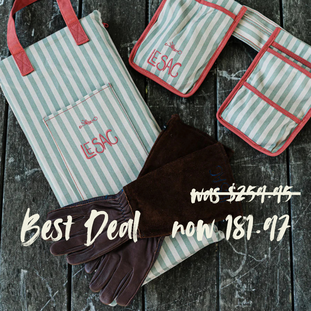 Kneeler, Belt  + Gloves Bundle | Le Sac x Outback Gardens Exclusive Collection