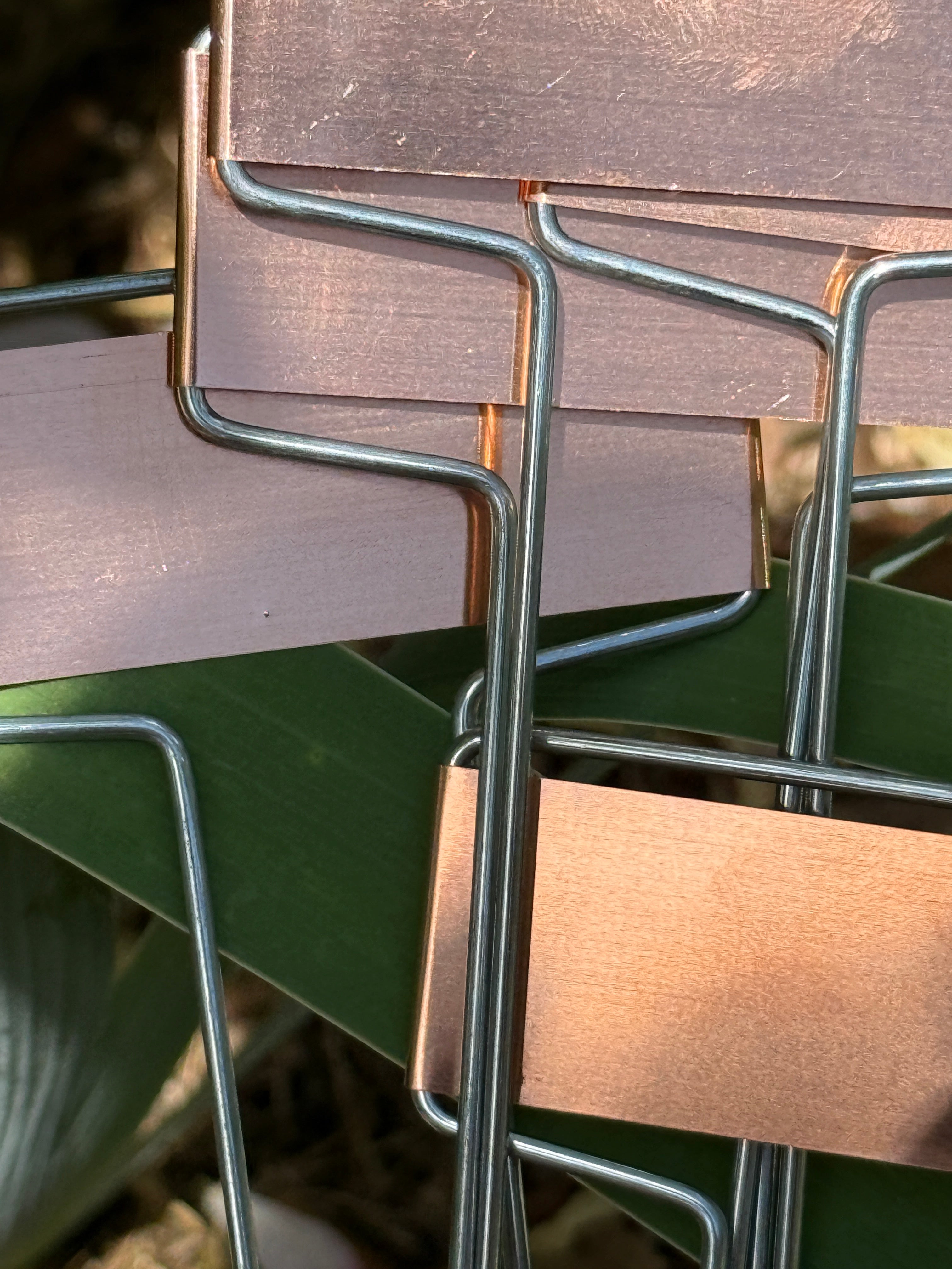 Copper Labels Set of 5