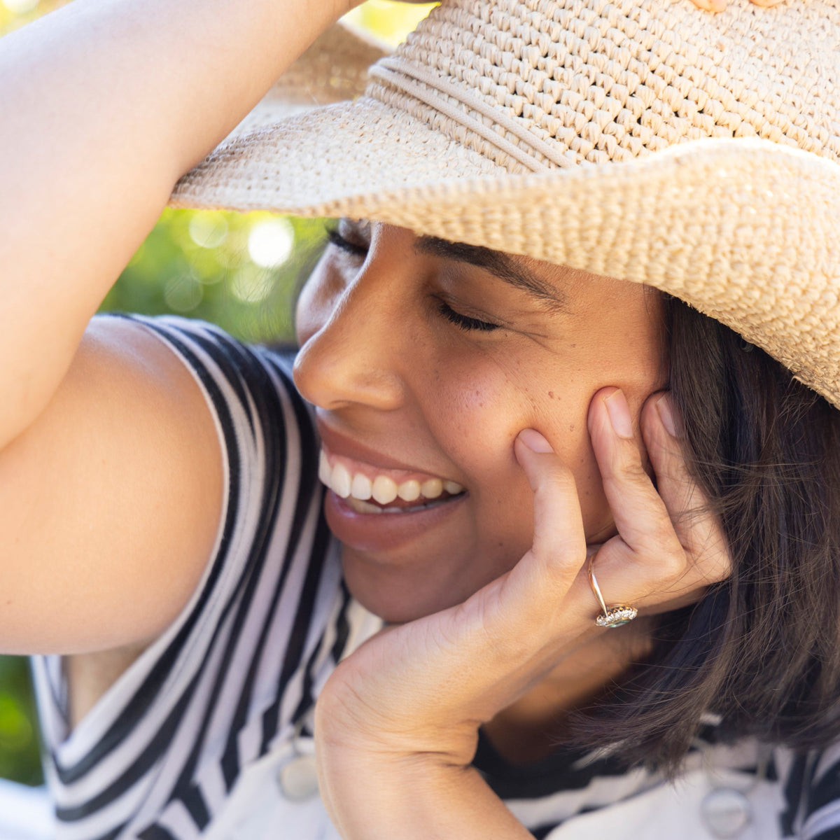 NEW! La Plage Raffia Sun Hat